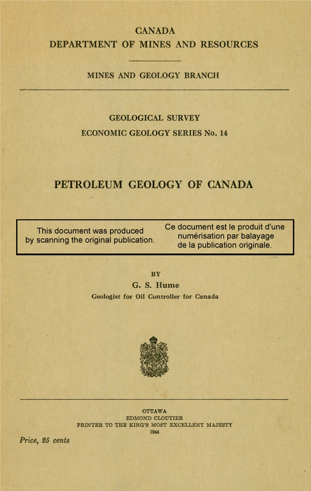 Petroleum Geology of Canada