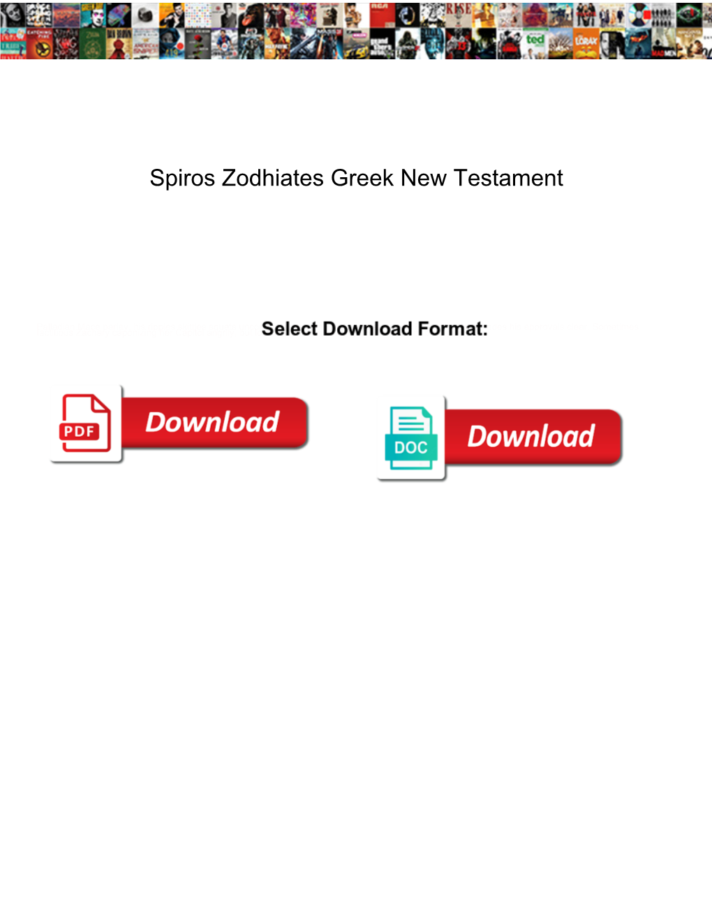 Spiros Zodhiates Greek New Testament