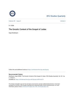 The Gnostic Context of the Gospel of Judas