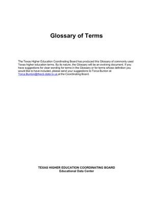 Glossary of Data Terms