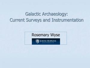 Galactic Archaeology: Current Surveys and Instrumentation