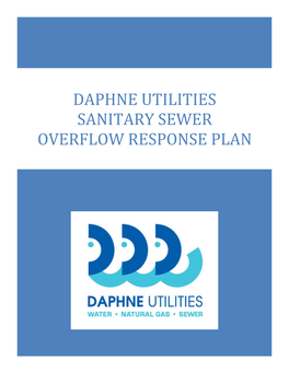 Sewer Overflow Response Plan