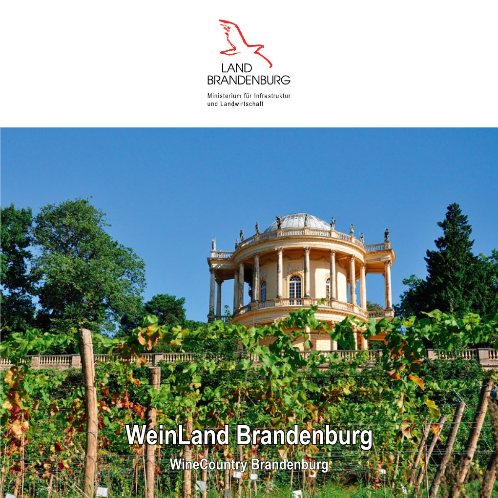 Weinland Brandenburg Winecountry Brandenburg Impressum