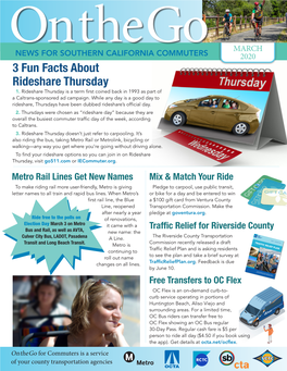 3 Fun Facts About Rideshare Thursday 1