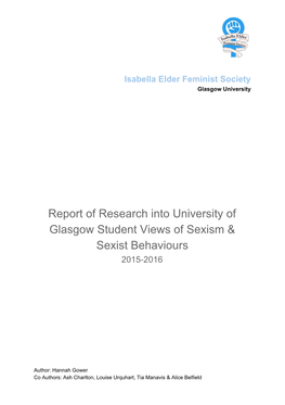 Report Ofа​Research Into University Of