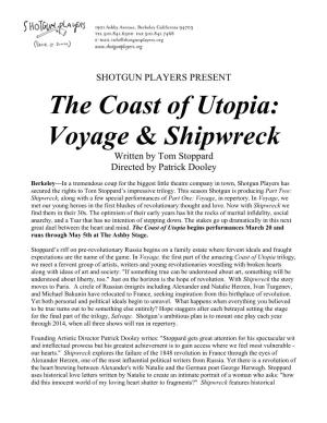 The Coast of Utopia: Voyage & Shipwreck