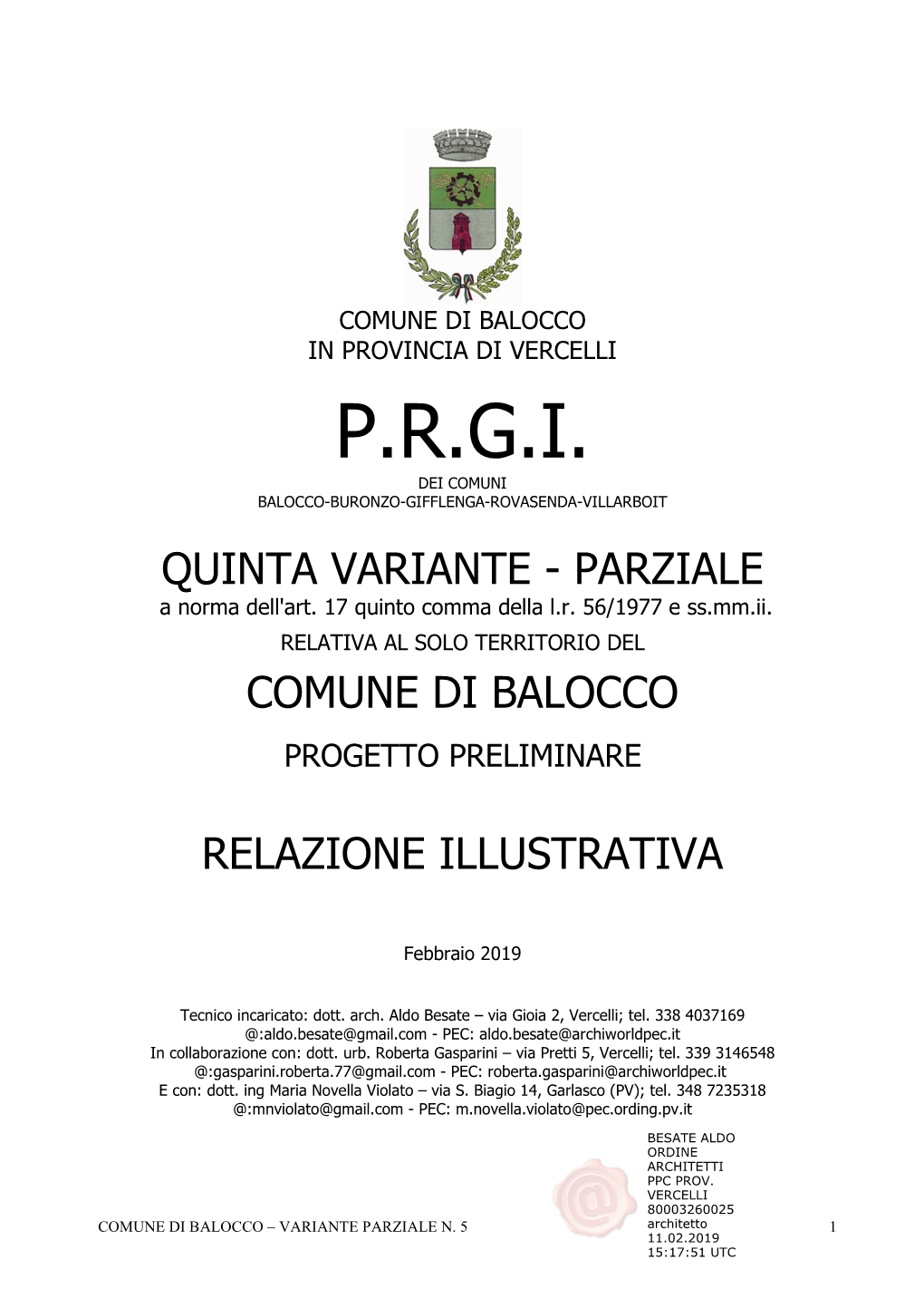 Relazione Illustrativa PREL