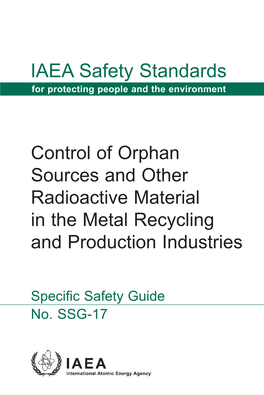 Control of Orphan Sources and Other Radioactive Material in the Metal