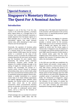 The Quest for a Nominal Anchor