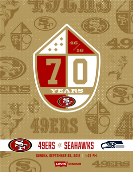 San Francisco 49Ers Game Release SAN FRANCISCO SEATTLE ( 1-1 ) 49ERS SEAHAWKS ( 1-1 )