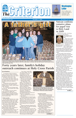 Forty Years Later, Family's Holiday Outreach Continues at Holy Cross