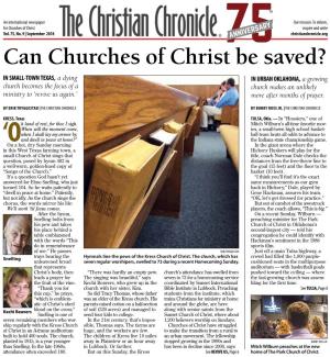 Can Churches of Christ Be Saved?