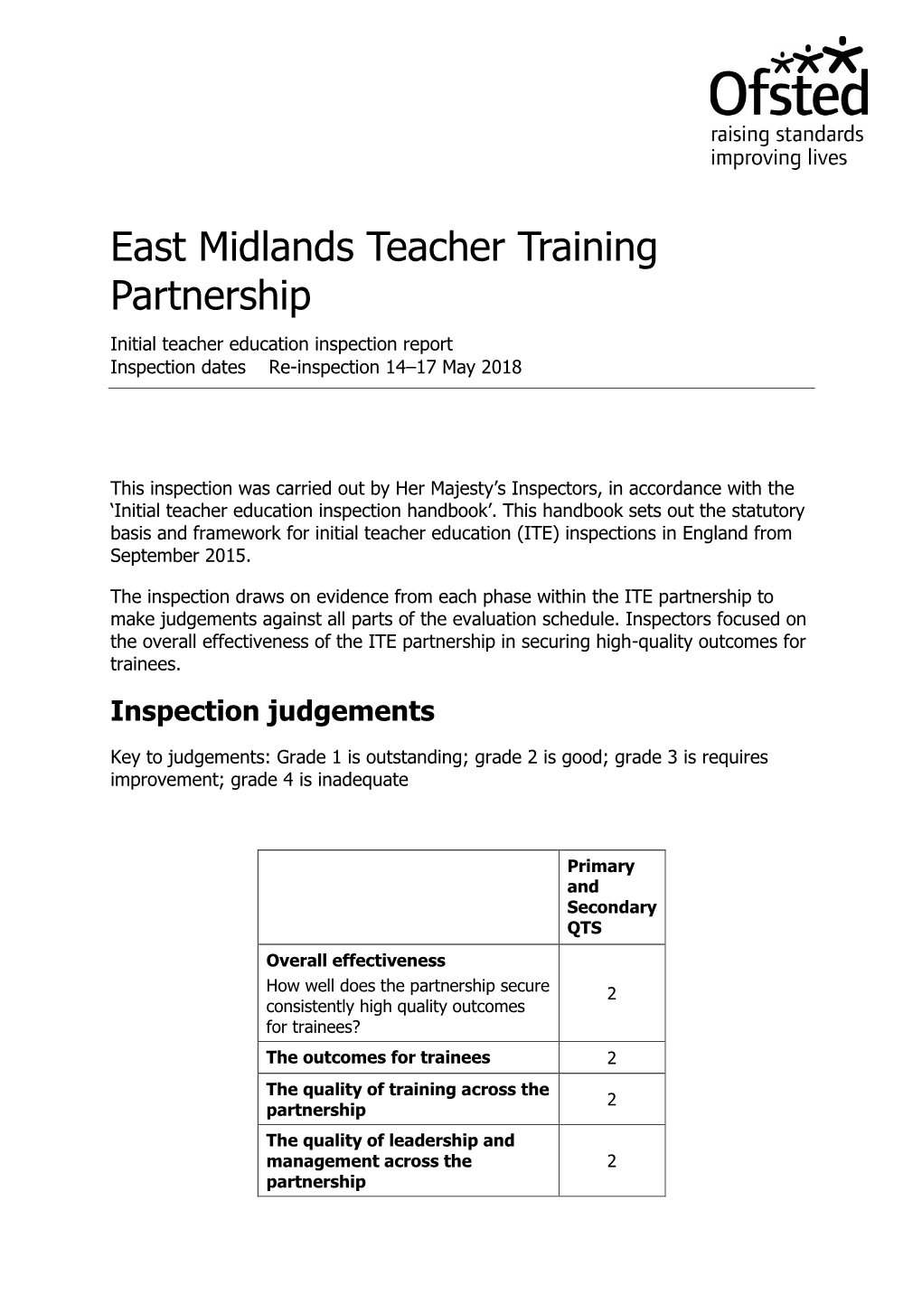 Latest EMTTP Ofsted Report. May 2018Pdf