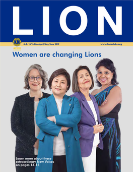 Women Are Changing Lions