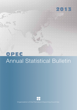 Annual Statistical Bulletin 2013 Annual Statistical Bulletin