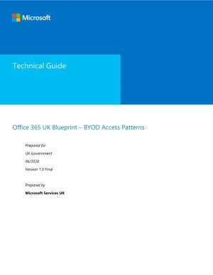 Technical Guide, Office 365 UK Blueprint – BYOD