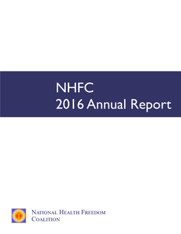 NHFC Annual Report 2016