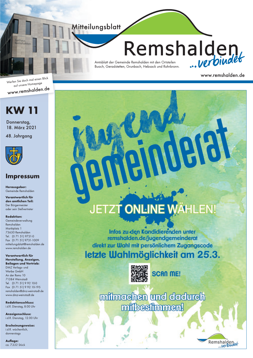 Mitteilungsblatt KW 11