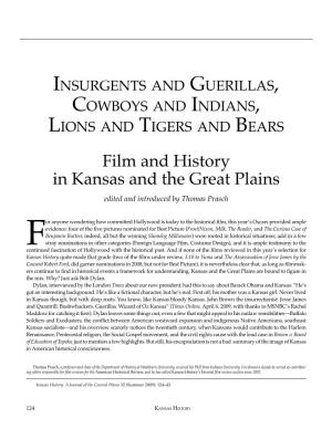 Film and History in Kansas and the Great Plains Edited and Introduced by Thomas Prasch