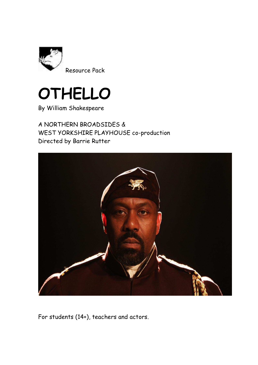 Othello Education Pack FINAL 2