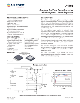 Constant On-Time Buck Converter with Integrated Linear Regulator