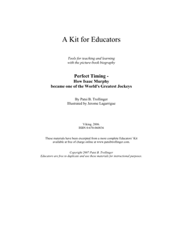 A Kit for Educators