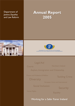 Department of Justice, Equality and Law Reform Annual Report 2005