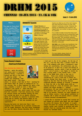 CHENNAI - 26 JUL 2015 - 21.1K & 10K Issue 3 - 1 5 Apr 2015