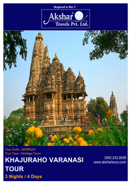 Khajuraho Varanasi Tour