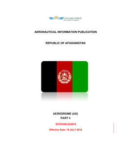 Aeronautical Information Publication Republic Of