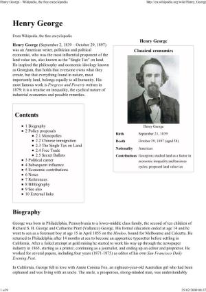 Henry George - Wikipedia, the Free Encyclopedia