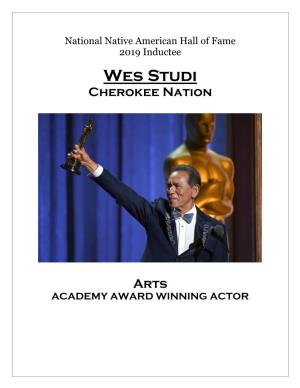 Wes Studi Cherokee Nation