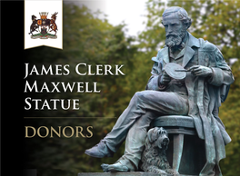 James Clerk Maxwell Statue DONORS