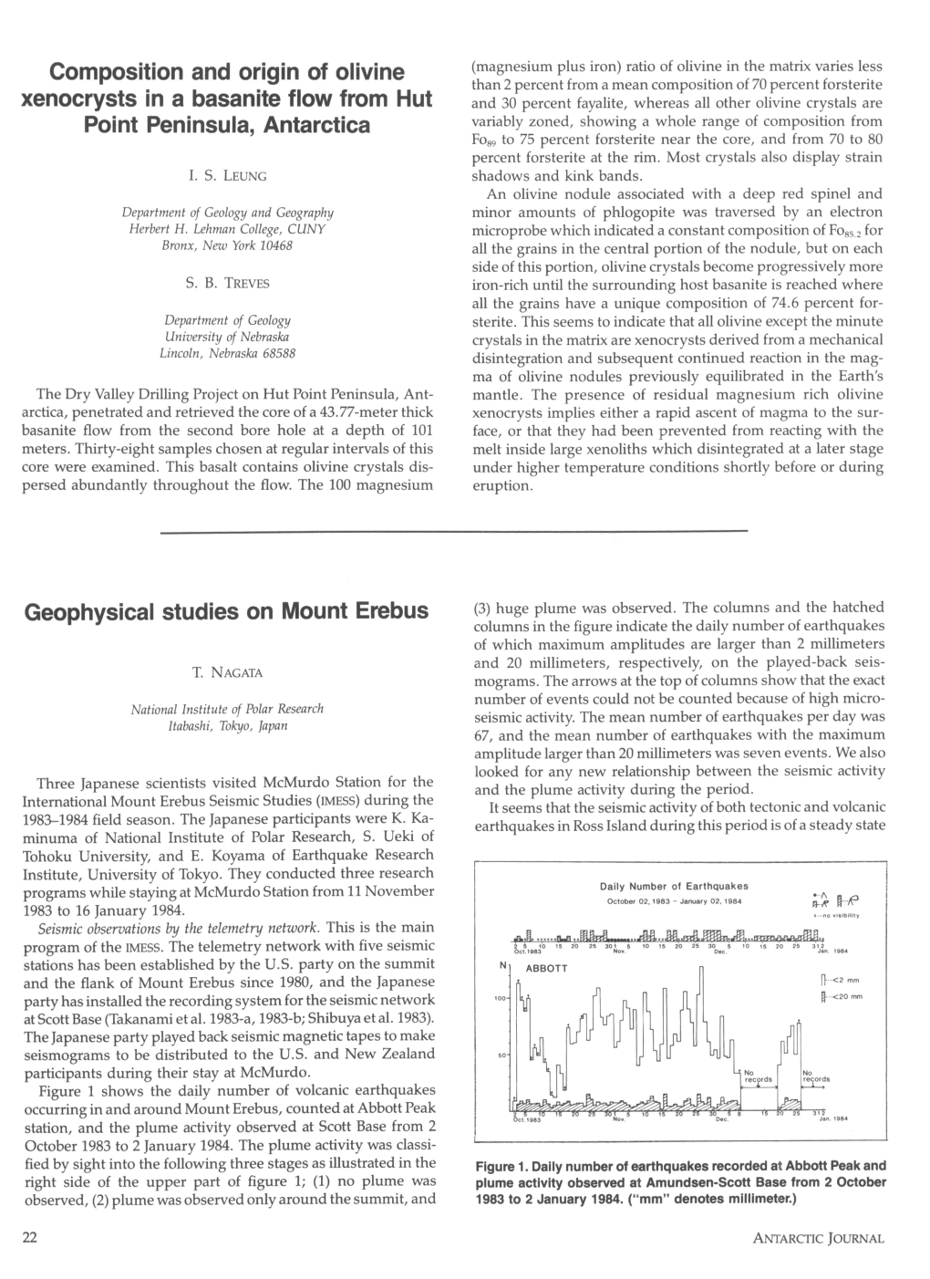 Composition and Origin of Olivine Xenocrysts in a Basanite Flow From