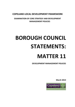 Copeland Local Development Framework
