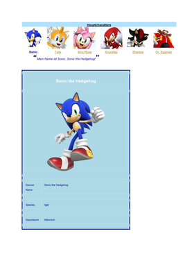 Sonic the Hedgehog!”