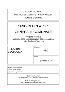 GEO1 Relazione Geologica.Cdr