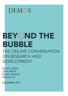 Beyond the Bubble: the Online Conversation on Research And