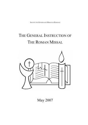 General Instruction of the Roman Missal