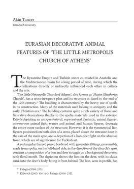 Eurasian Decorative Animal Features of 'The Little