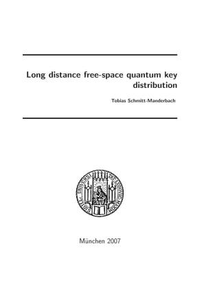 Long Distance Free-Space Quantum Key Distribution