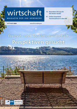 Wirtschaft Die Besten Azubis 41 - Online-Sauerland- MAGAZIN DER IHK ARNSBERG Tourismusforum in Der IHK