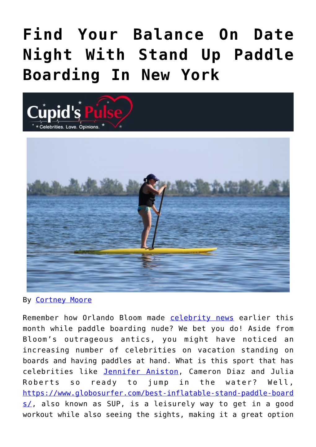 Find Your Balance on Date Night with Stand up Paddle Boarding in New York