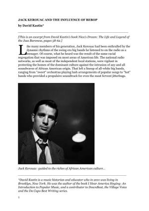 Jack Kerouac and the Influence Of