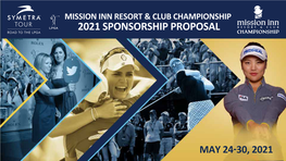 2021 Sponsorship Proposal