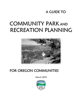 Community Parkand Recreation Planning