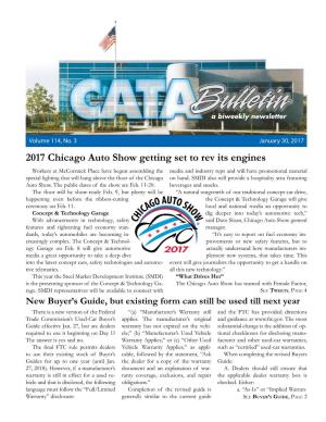 2017 Chicago Auto Show Getting Set to Rev Its Engines
