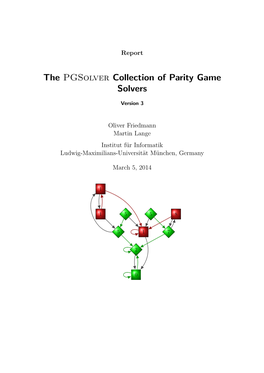 The Pgsolver Collection of Parity Game Solvers