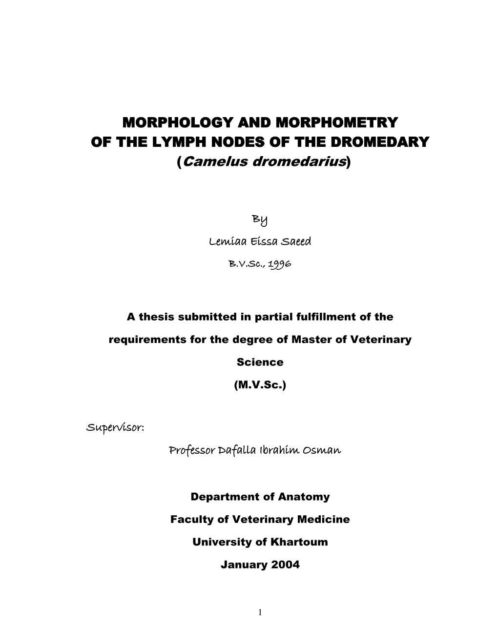 III.1.2. the Cervical Lymph Nodes………………………………………..59 III.1.2.A.The Superficial Cervical Lymphocentre………………………59 III.1.2.A.1