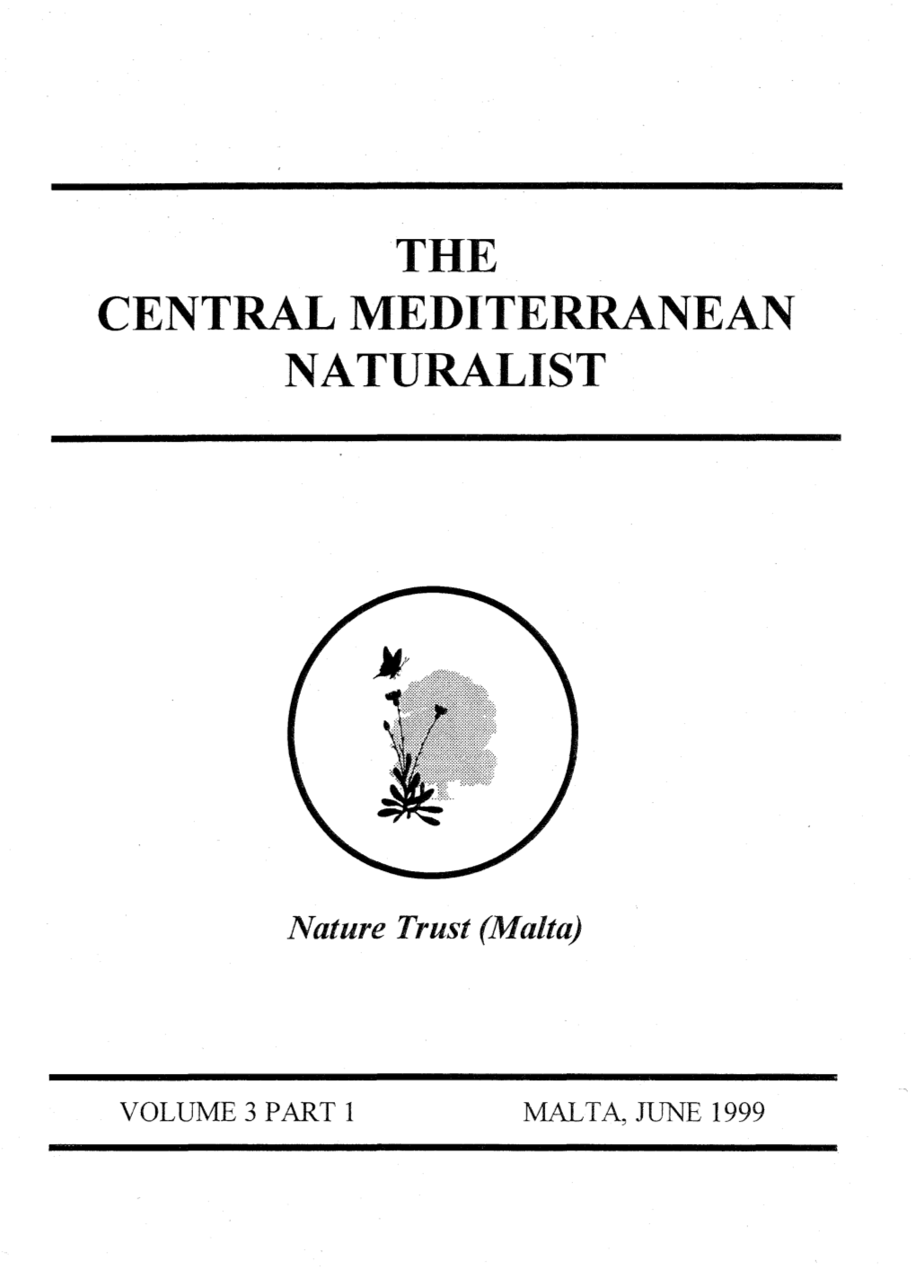 The Central Mediterranean Naturalist